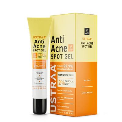 Ustraa Anti Acne Spot Gel 15 ml - Face Gels