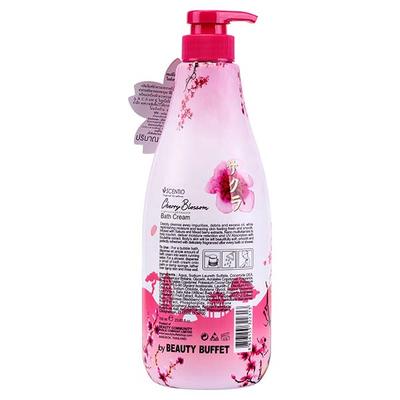 Scentio Cherry Blossom Lightening & Smooth Bath Cream 700 ml - Shower Gels & Body Wash