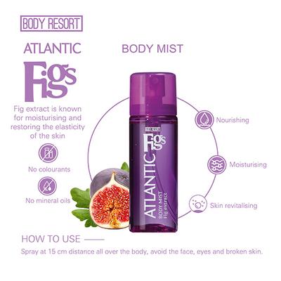 MADES Body Resort Clear Purple Pet Spray Bottle Body Mist 50 ml - Body Mist/Spray