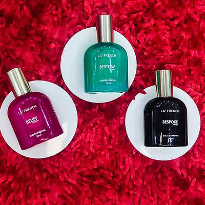 La French Belief, Bestow and Bespoke Perfume Gift Set for Men 90 ml - Men Perfumes (Edt/Edp)