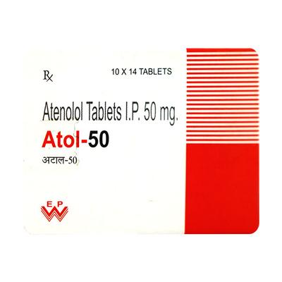 Atol 50mg Tablet 14'S - Hypertension-Bet