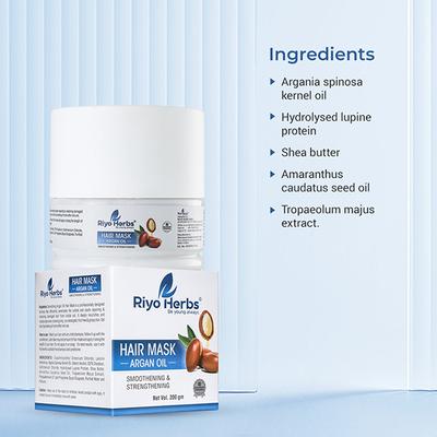 Riyo Herbs Hair Mask with Argan Oil 200 gm - Hair Masks & Packs