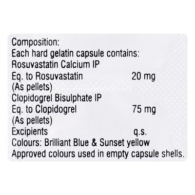 ADVASTAT CV 20mg Capsule 10's - High Cholesterol-Dys