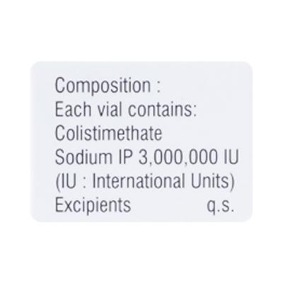Colist 3Miu Injection 1's - Bacterial Infections-OAB