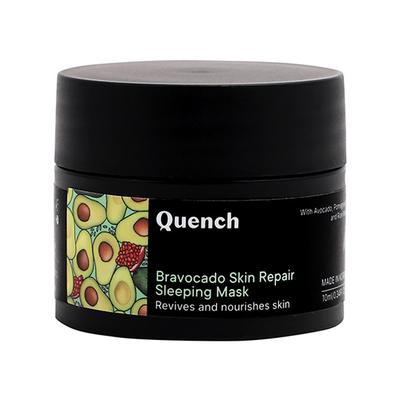 Quench Botanics Avocado Repairing Night Cream (Sleeping Mask) with Vitamin B5 10 ml - Masks & Peels
