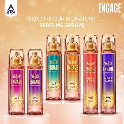 Engage WOMEN+ NEW Perfume SprayW4 120Ml - Women Perfumes (Edt/Edp)