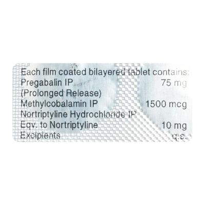 PRELIN MNT Tablet 10's - Neuropathic Pain-Dru