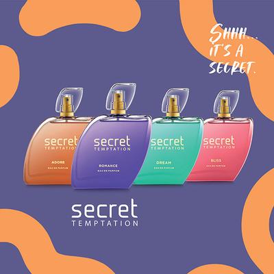 Secret Temptation Romance Eau De Parfum Wear Fragrance 50ml - Women Perfumes (Edt/Edp)