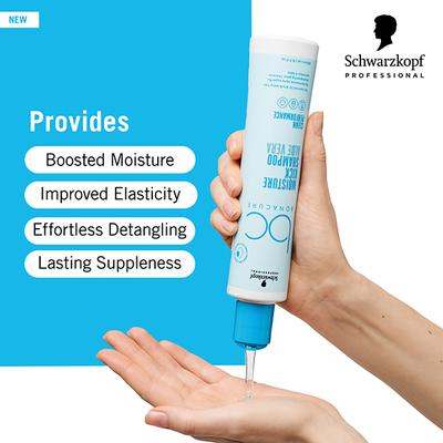Schwarzkopf Professional Bonacure Moisture Kick Shampoo with Glycerol for Dry Hair with Vegan Keratin 250 ml - Shampoos