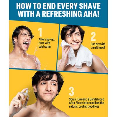 Bombay Shaving Company Turmeric And Sandalwood After Shave Lotion 100 gm - Aftershave Lotion