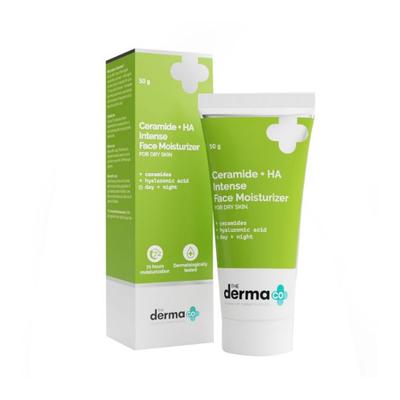 The Derma Co. Ceramide Plus Ha Intense Daily Face Moisturizer For Dry Skin 50gm - Face Moisturizers