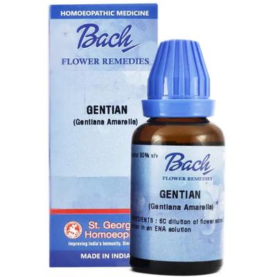 St. George's Bach Flower Gentian 6 CH 30 ml - Bach Flower