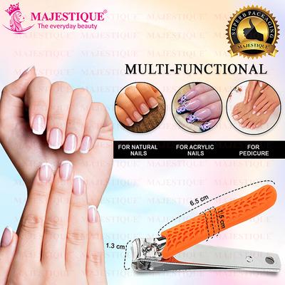 Majestique Nail Clipper Anti Skid Sharp Fingernail Clipper 1's - Manicure & Pedicure Kits