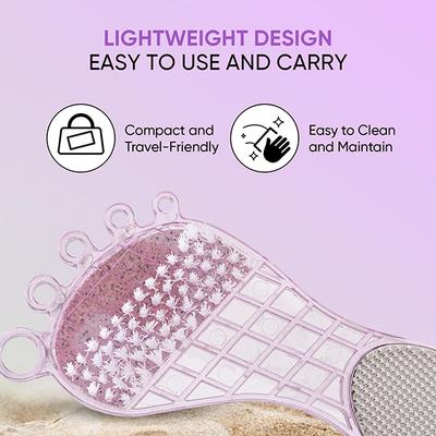 Vega 4-In-1 Pedicure Foot Scrubber For Dead Skin, Callus & Cracked Heels Removal, (Pd-02N) - Manicure & Pedicure Kits