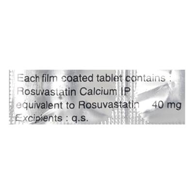 Roseday 40mg Tablet 10'S - High Cholesterol-Dys