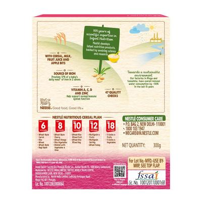 Nestle Cerelac Stage 4 (12 Months+) Powder 300 gm- Multigrain & Fruits (Refill Pack) - Baby And Infant Supplements
