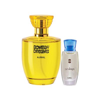 Ajmal Bombay Dreams EDP Floral Fruity Perfume And Khofooq Concentrated Perfume Oil Woody Oudhy 118 ml - Perfumes (Edt/Edp)
