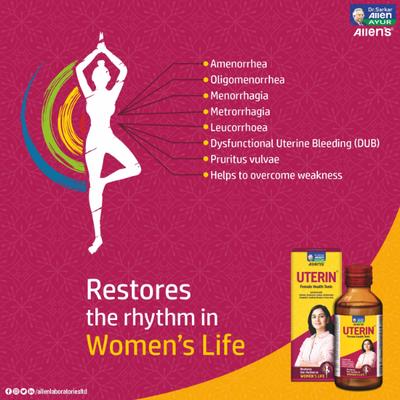 Allen Uterin Female Health Tonic 250 ml - Personal Care (Ayush)
