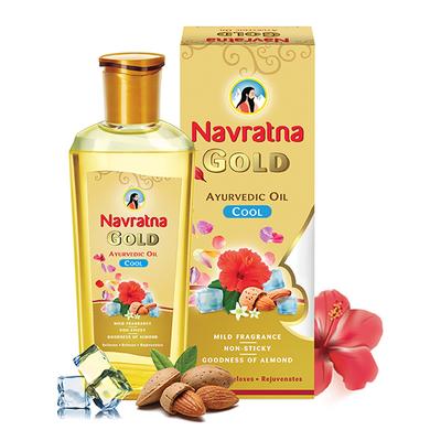 Navratna Gold Ayurvedic Cool Oil 300 ml - Personal Care (Ayush)