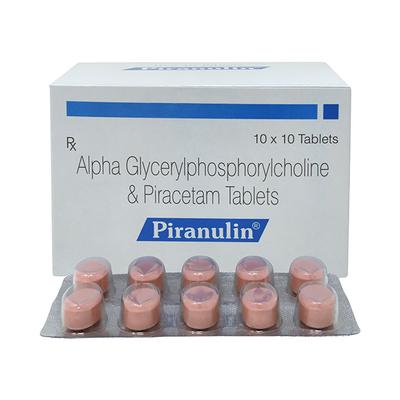 Piranulin Tablet 10'S - Nootropics And Neurotrophics