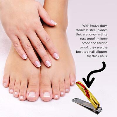 Majestique Glitter Nail Clipeer with Comfort Grip, Stainless Steel - Color May Vary 1's - Hair Combs