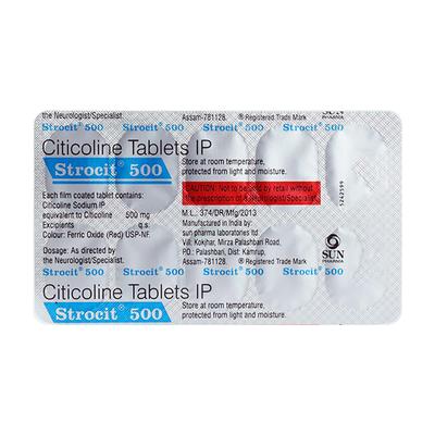Strocit 500mg Tablet 10'S - Alzheimer-Neu