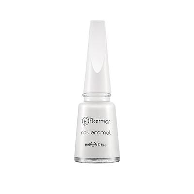 Flormar Nail Enamel 400 Bright White 11 ml - Nail Polish