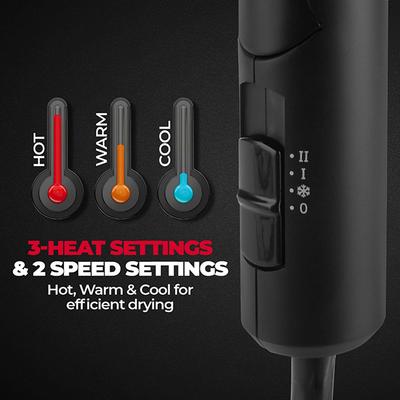 Beardo Styling Gun Ultra Compact Hair Dryer 1's - Rollers & Curlers