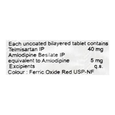 Telmikind AM 40mg Tablet 10'S - Hypertension-Ang
