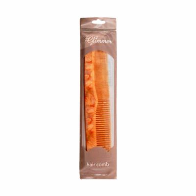 Glimmer Comb Printed 9 Inch Golden 1's - Hair Combs