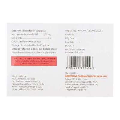 MYCOTAG 500mg Tablet 10's - Auto Immune Disease-Imm