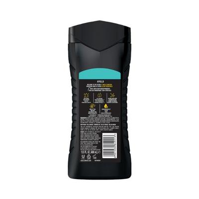 Axe Apollo 3 In 1 Body Face & Hair Wash for Men Long-Lasting Fragrance 400 ml - Shower Gels & Body Wash