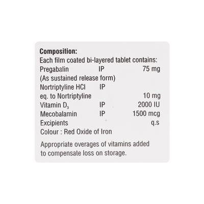 Neurotrat NP Tablet 10'S - Neuropathic Pain-Dru