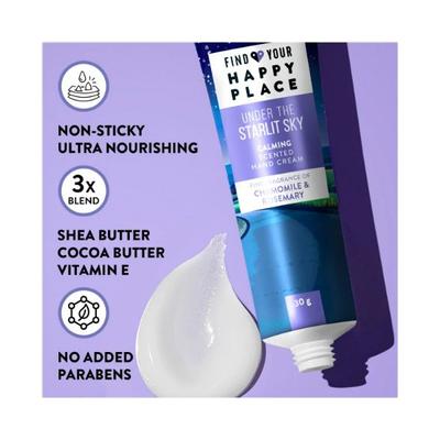 Find Your Happy Place Under The Starlit Sky Scented Hand Cream Chamomile & Rosemary 30 gm - Lotions & Creams