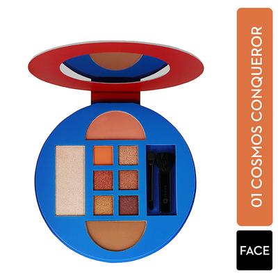 SUGAR Cosmetics X Wonder Woman Mixed Palette - 01 Cosmos Conqueror 20.3 gm - Face Palettes