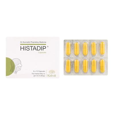Kairali Histadip Capsules Ayurvedic Medicine for Nasal Allergies 60 Capsules 60's - Cough & Cold (Ayush)