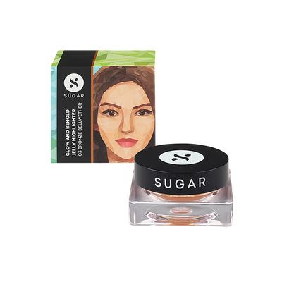 SUGAR Cosmetics Glow And Behold Jelly Highlighter - 03 Bronze Bellwether (Bronze) 3 gm - Highlighters & Illuminators