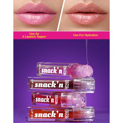 Swiss Beauty Craze Snack'n Nourishing Lip Oil, with Vitamin E and Hyaluronic Acid 4. Pumpkin Pie 4.5 ml - Lip Balms