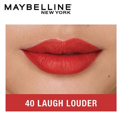 Maybelline New York Super Stay Crayon Lipstick, 40 Laugh Louder 1's - Lipsticks