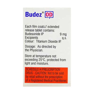 BUDEZ OD Tablet 15's - Ulcerative Colitis/Bowel Inflammatory Disease-GIT