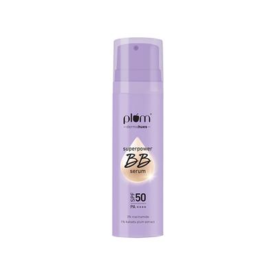 Plum Superpower Bb Serum with Spf 50 Pa ++++ - 03 Caramel 30 ml - Bb & Cc Creams