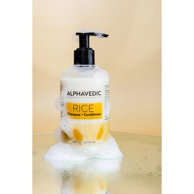 Alphavedic Rice Shampoo + Conditioner 300 ml - Shampoos