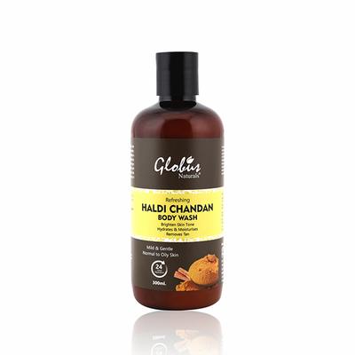 Globus Naturals Refreshing Haldi Chandan Body Wash 300 ml - Shower Gels & Body Wash