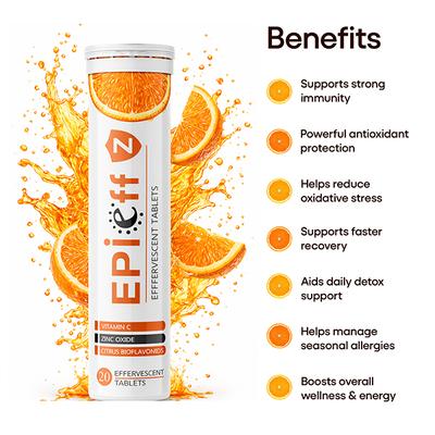 EPIEFF Z Effervescent Tablet 20's - Supplements-Vic