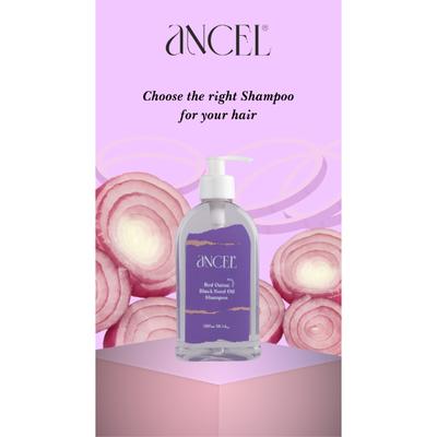 Ancel Red Onion Black Seed Oil Shampoo 300 ml - Shampoos