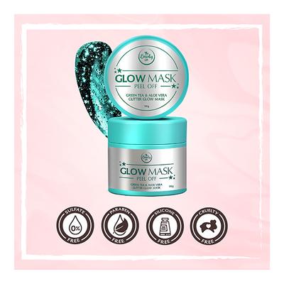 The Beauty Co. Peel Off Glow Face Mask - Green Tea & Aloe Vera 100 gm - Masks & Peels