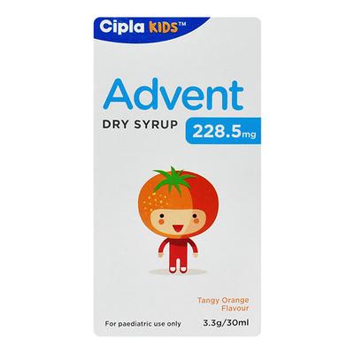 ADVENT TANGY ORANGE FLAVOUR 228.5mg Dry Syrup 30ml - Bacterial Infections-Pen