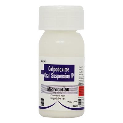 MICROCEF 50 Dry Syrup 30ml - Bacterial Infections-Cep