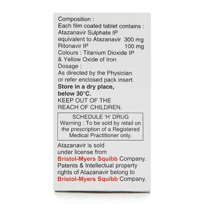 Atazor R Tablet 30'S - Viral infections-Ant
