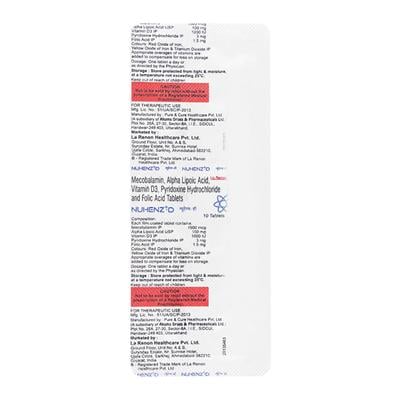 NUHENZ D Tablet 10's - Supplements-Vam